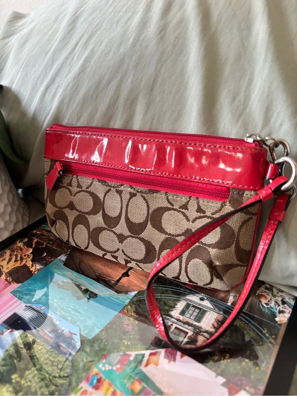 Vintage Pre Owned coach Wristlet